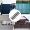 Sourcing Map 2 Pack 4-5/7" x 1-1/2" Weld-on Steel Gate