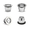 i Cafilas Reusable Nepresso Capsule, Refillable Stainless Steel Nepresso Capsules