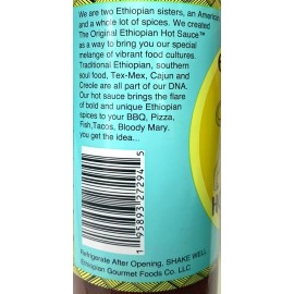 Ethiopian Gourmet Foods Company LLC The Original Ethiopian Hot Sauce™ - New! - 2 pack - 5oz