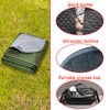 Zabiltro Large Outdoor Waterproof Blanket-Quilted Extra Thick Fleece Windproof Warm