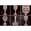 Catacombs Goblet Skull Cup with Spine Handle Decorative Horror Fantasy