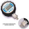 MEASUREMAN 3-1/8" Dial Size, Digital Pressure Gauge, 0-100psi/bar/Mpa/Kpa, 1/4"NPT Lower