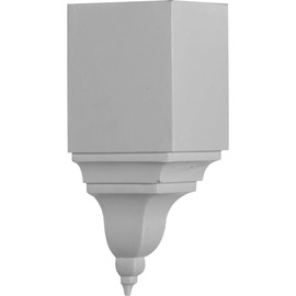 Ekena Millwork MIC05X06BI Inside Corner for Moulding Profiles Less Than 5 1/2" P and 6 3/4" H, 5 1/2" W x 5 1/2" P x 13, White