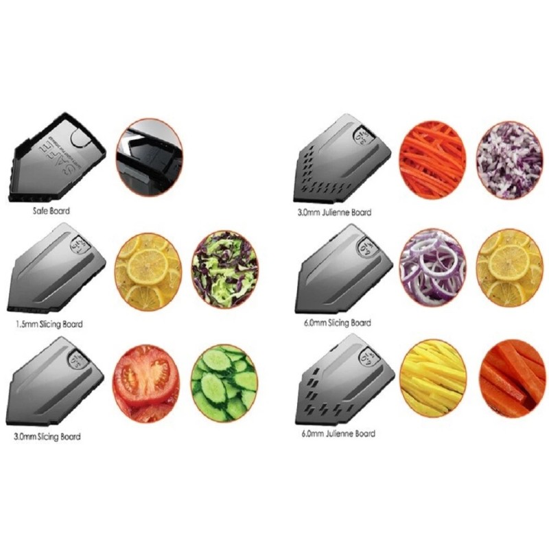 Simposh Easy Mandoline V-Slicer | V-Blade Mandoline Slicer Julienne Cutter