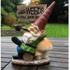 FHFY Garden Wesley the Weeder Traditional Gnome Garden 20 cm