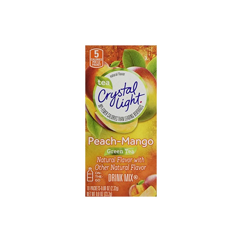 Crystal Light Green Tea Peach Mango Drink Mix On The