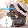 PATIKIL Initial Letter Keychain, Letter T Key Chain DIY Pendant