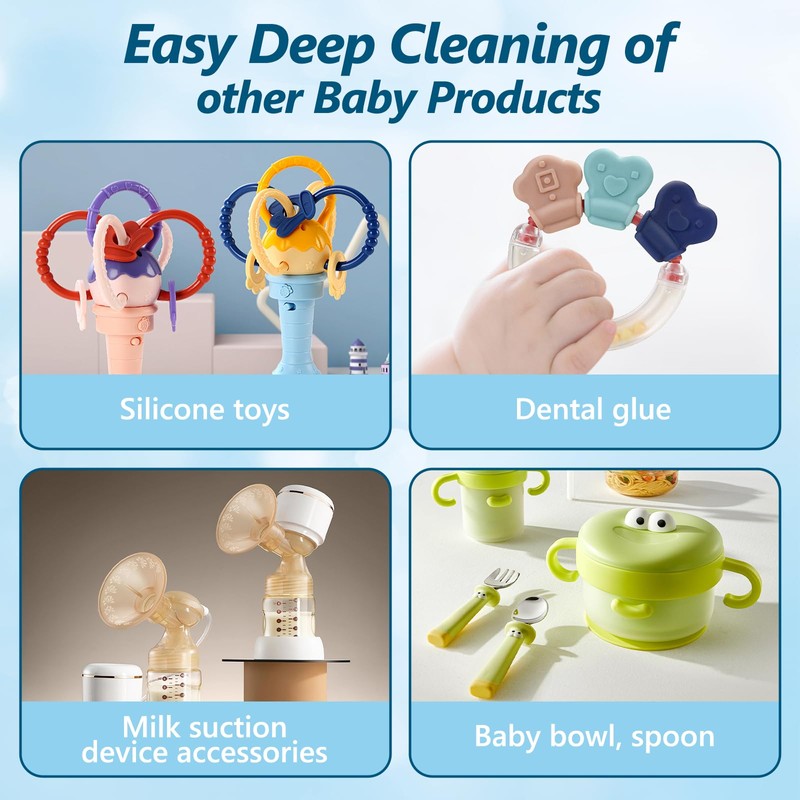200Pcs Detergent Tablets for All Baby Bottle Washers, Deep Cleaning