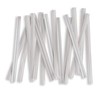 Weststone 100pcs Plastic/Paper Coated White 4" X 1/4" Twist Ties
