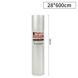 Rightpak Vacuum Food Sealer Rolls Bags, Sous Vide Bags, BPA Free, Durable Commercial Customized Size Food Bags for Food Storage and Sous Vide Cooking (2 PCS, 28x600cm)