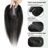 Swiss Base Real Human Hair Toppers for Women with Thinning