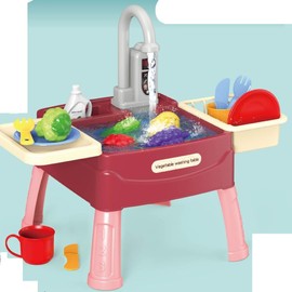 Kitchen Play Sink Toy Set for Kids