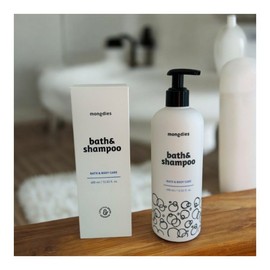 Mondies Mongdies Bath & Shampoo, 400ml, 1 piece / 몽디에스 바스 앤드 샴푸, 400ml, 1개