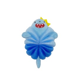 Cute Animal Bath Loofahs Sponge Pouf Mesh Body Scrubber Shower Exfoliating for Women Kids Girls Boys