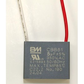 BM 5UF 350V Ceiling Fan Capacitor 1 year warranty