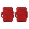 2PCS Torch Lighter Case IP56 Waterproof Safe Portable Torch Lighter