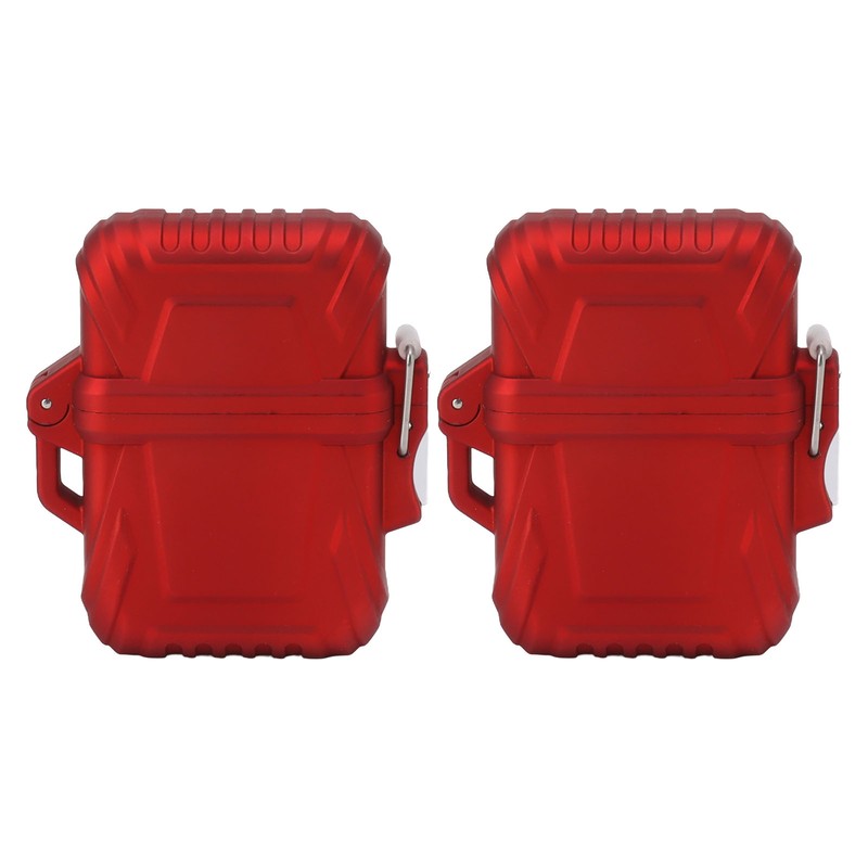 2PCS Torch Lighter Case IP56 Waterproof Safe Portable Torch Lighter