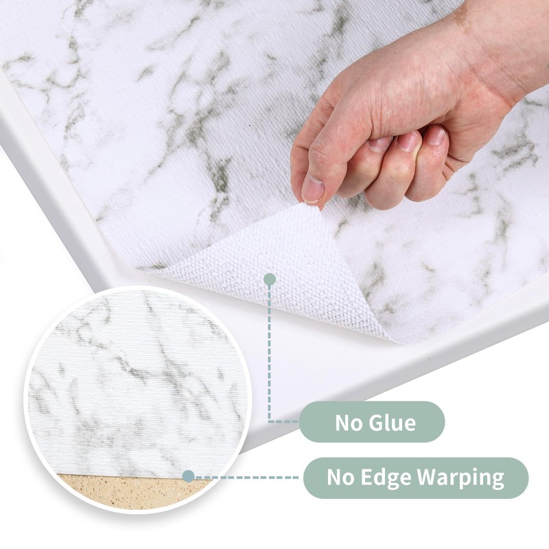 2-Layer Drawer and Shelf Liner for Kitchen Cabinet: 12 in