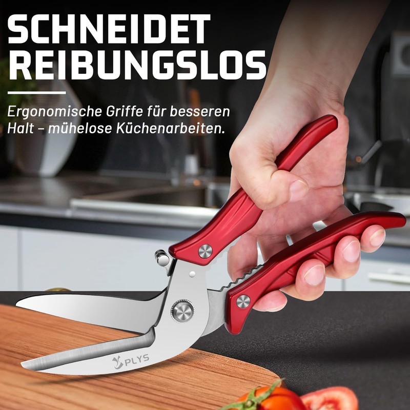 Plys Poultry Shears High Performance Kitchen Scissors Sharp: Household Scissors