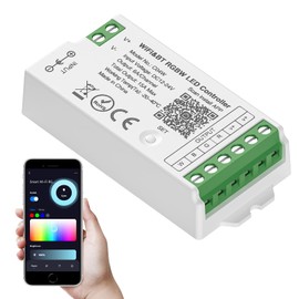 SEZO C04W RGBW WiFi Bluetooth LED Controller Gruppensteuerung Kompatibel mit Alexa Google Home/Tuya Smart Life APP Steuerung Arbeit With LM091 LM096 WR01RF Remote DC12-24V