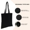 BUOGIO Canvas Tote Bags Bulk 50 Pack - Thick 10oz