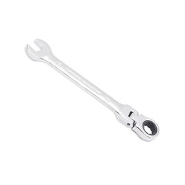 RHCXCYTJ Ratcheting Combination Wrench, 72-Tooth Ratchet, Chrome Vanadium Steel Flexible Ratchet Wrench for Household Garage Projects with Narrow Spaces (Flex-Head Ratcheting Combination Wrench)