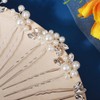 13 Pieces Pearl Crystal Bridal Hair Pins Rhinestone Flower Wedding
