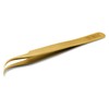 Regine Precision Watchmaker Tweezers 7A Shape 100% Antimagnetic Brass Curved