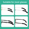 Eye Glasses Ear Grippers-4 pcs Comfortable Eyeglasses Ear Cushions, relieves