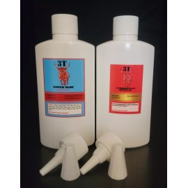 Thick CA Glue/ "Super Glue" (1000 cps) + Activator  (8 oz bottles)