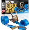 US Cargo Control E-Track Ratchet Strap, 4,400 LBS Break Strength,