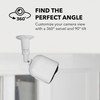 Wasserstein Adjustable Metal Wall Mount Compatible with Arlo Essential/XL Gen