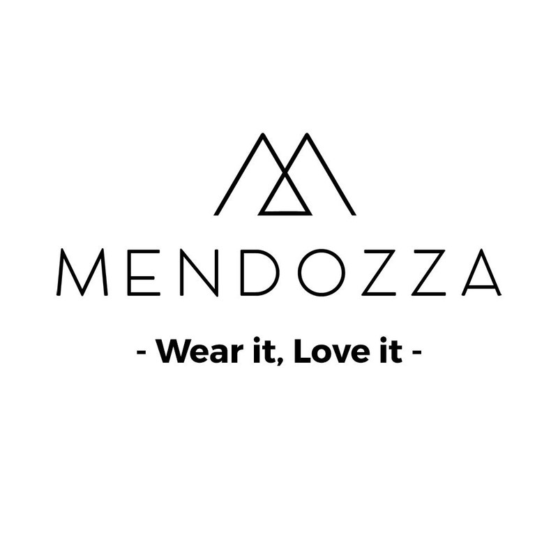 Mendozza Men's Bangle Leather Bracelet Stainless Steel Bangle Individually Adjustable