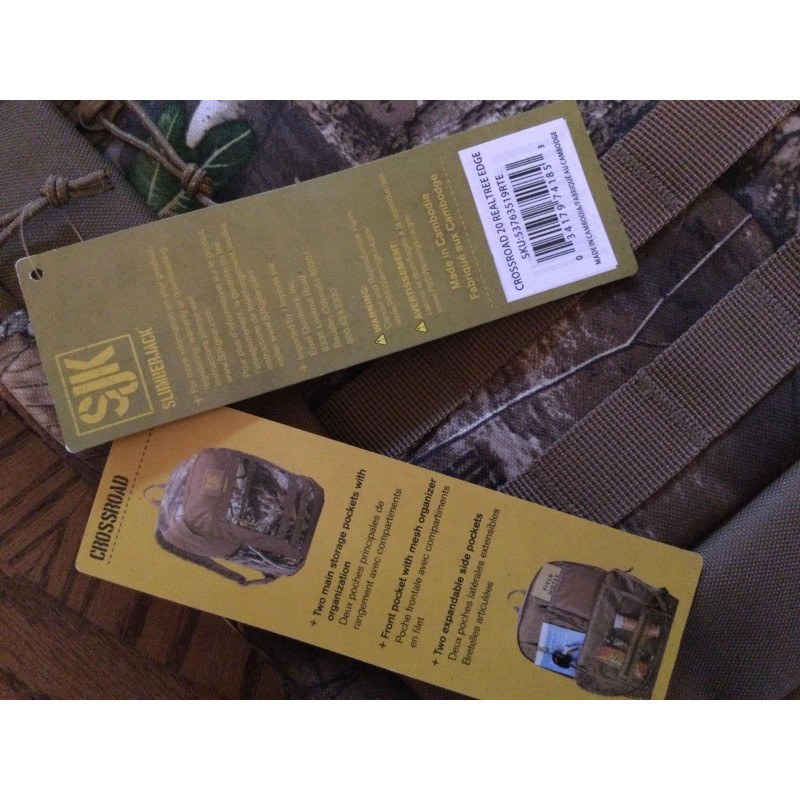 Camo SJK CROSSROAD 20L CAMO BACKPACK BY SLUMBERJACK WITH EXPANDABLE