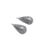 Fonderia Roma, Grigio Piombo Stainless Steel Lead Free Pear Ring