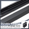 Flamorrow Adjustable Rod and Valance Kit - Fireplace Curtain Rod