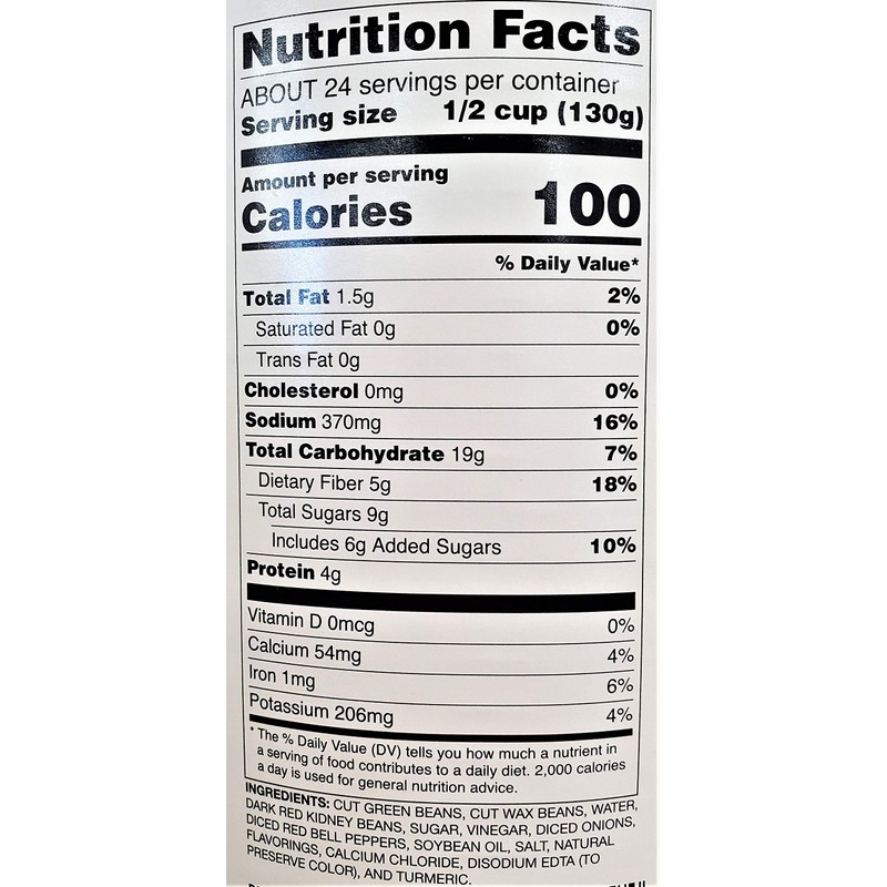 Chef's Quality Canned Beans (3 Beans Salad)