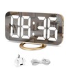 U-picks Digital Alarm Clock, 6.5" Large LED Display with Brightness