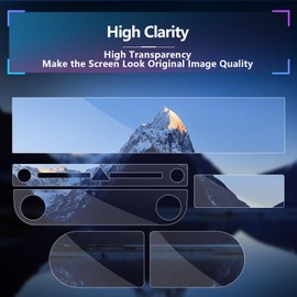 SXCY 10 PCS for 2026 Hyundai Ioniq 9 Screen Protector [GPS+AC+Rearview Mirror] for 2026 Hyundai Ioniq 9 Accessories 2026 Ioniq 9 Touch Display Screen[Nano]