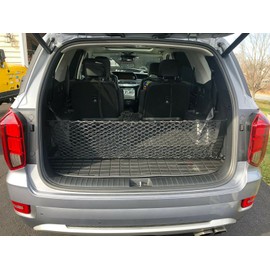 EACCESSORIES EA Trunk Organizer Cargo Net for Hyundai Palisade 2020-2023 – Envelope Style Cargo Net for SUV-Premium Mesh Car Trunk Organizer Vehicle Carrier Storage – Compatible with Hyundai Palisade