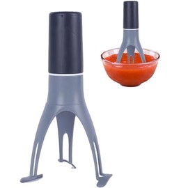 THJOPOKEEL Plastic Pan Stirrer, Automatic Pot Stirrer, Triangle Egg Whisk Pot Stirrer for Sauce Soup Cream Milk Mixing The Unique Automatic Pan Stirrer - Longer Nylon Legs