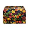 ASQVTIFE Toaster Covers 4 Slice Wide Slot Fresh Fruits Print