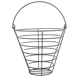 Cesta de Metal para Pelotas de Golf con Asa, 3 Tamaños, Cesta de Almacenamiento para Pelotas de Golf, Contenedor de Cesta de Metal Ligero de Gran (Mediano 80 X 60 X 53 cm / 31,5