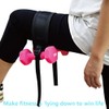 Glute Workout Belt, Adjustable Yoga Barbell Auxiliary Beltm, Lightweight Fitness