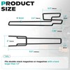 Under Gun Safe Shelf Magazine Holder, Universal Pistol Magazine Holder