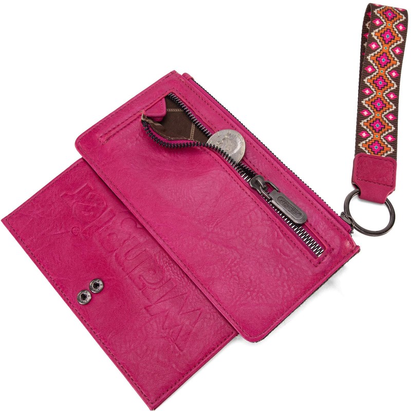 Wrangler Clutch Purse for Women Aztec Print Wristlet Wallet Credit