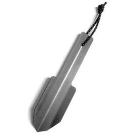 DutchWare Ultralight Titanium Camping Shovel - Deuce Scoop - Silver - Multi-purpose