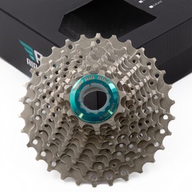 Air Bike 11 Speed Cassette 11-30T, Cassette Fit for Mountain Bike, Suitable for MTB, Road Bicycles, Mountain Bikes, BMX, Cassette Road Freewheel Compatible with Shimano SRAM, Ultralight
