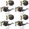 Probrico Door Lock Set with Deadbolt Oil Rubbed Bronze, Keyed