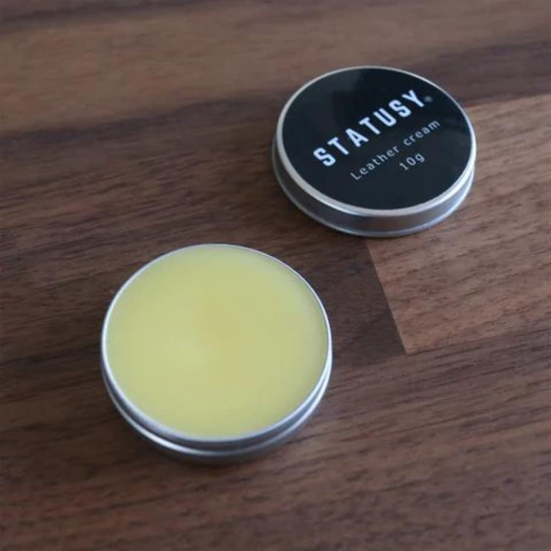 Statusy Original Leather Maintenance Cream, Beeswax Cream, yellow